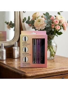 Tahari Lash Trio Mascara Set Primer Volumizing Lengthening